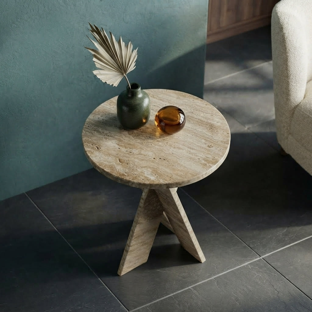 The Statement X Marble Accent Table
