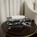 Nero Marquina Marble Tissue Box