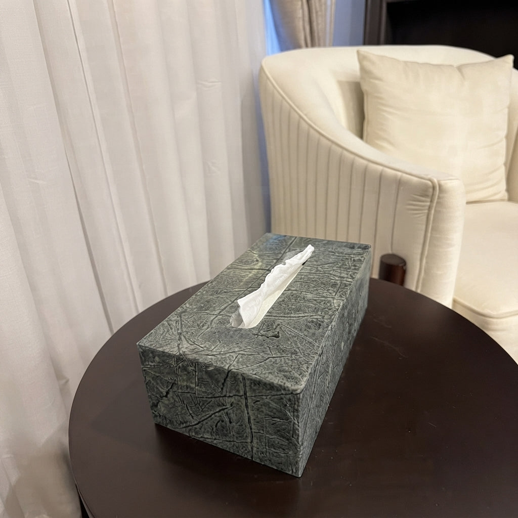 Jade Green Tissue Box