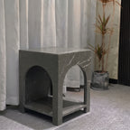 Marwood Arch Sculptural Marble Side Table
