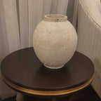 Travertine Rounded Vase