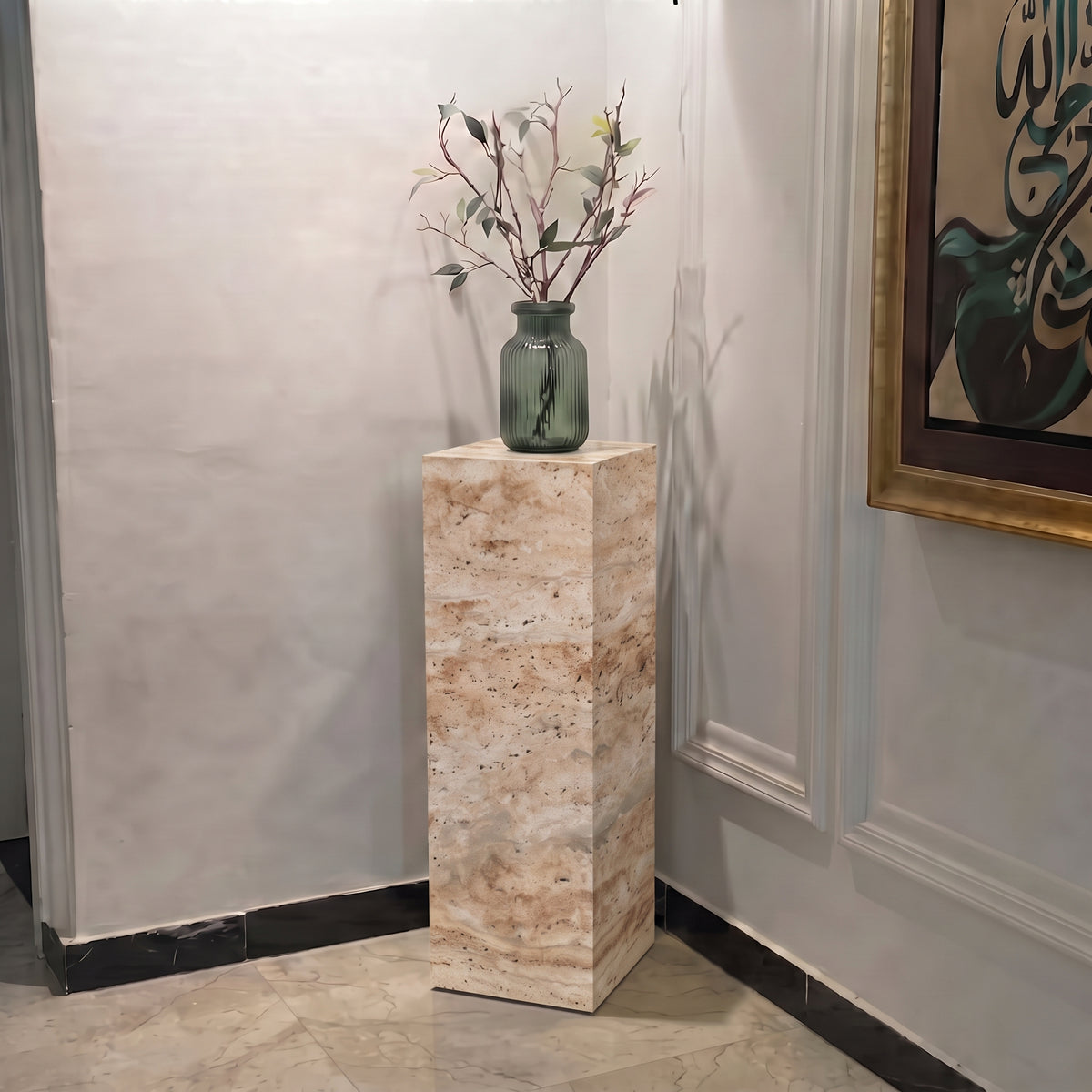 Column Marble Pedestal Plinth
