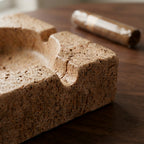 Havana Solid Travertine Cigar Ashtray