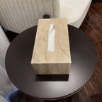 Tuscany Crema Marble Tissue Box