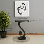 Marwood S-Curve Sculptural Accent Table
