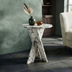 The Statement X Marble Accent Table