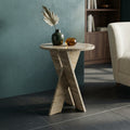 The Statement X Marble Accent Table