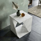 The Cube-X Marble Side Table