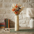 Luminous Onyx Stem Vase