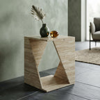 The Cube-X Marble Side Table