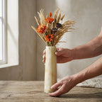 Luminous Onyx Stem Vase